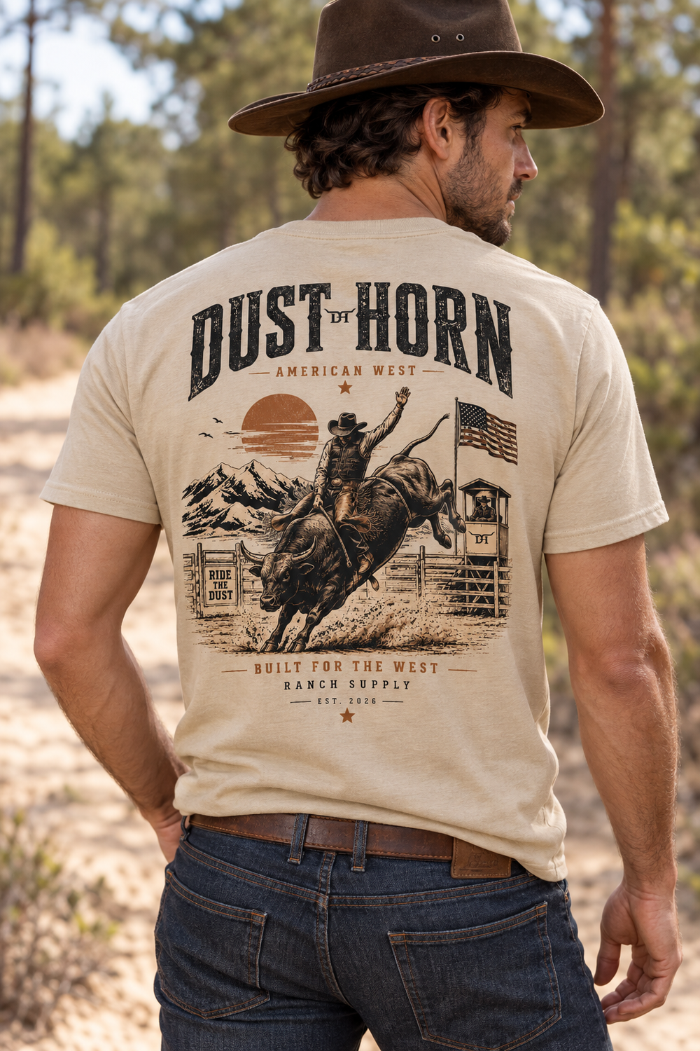 T-shirt Dust Rider