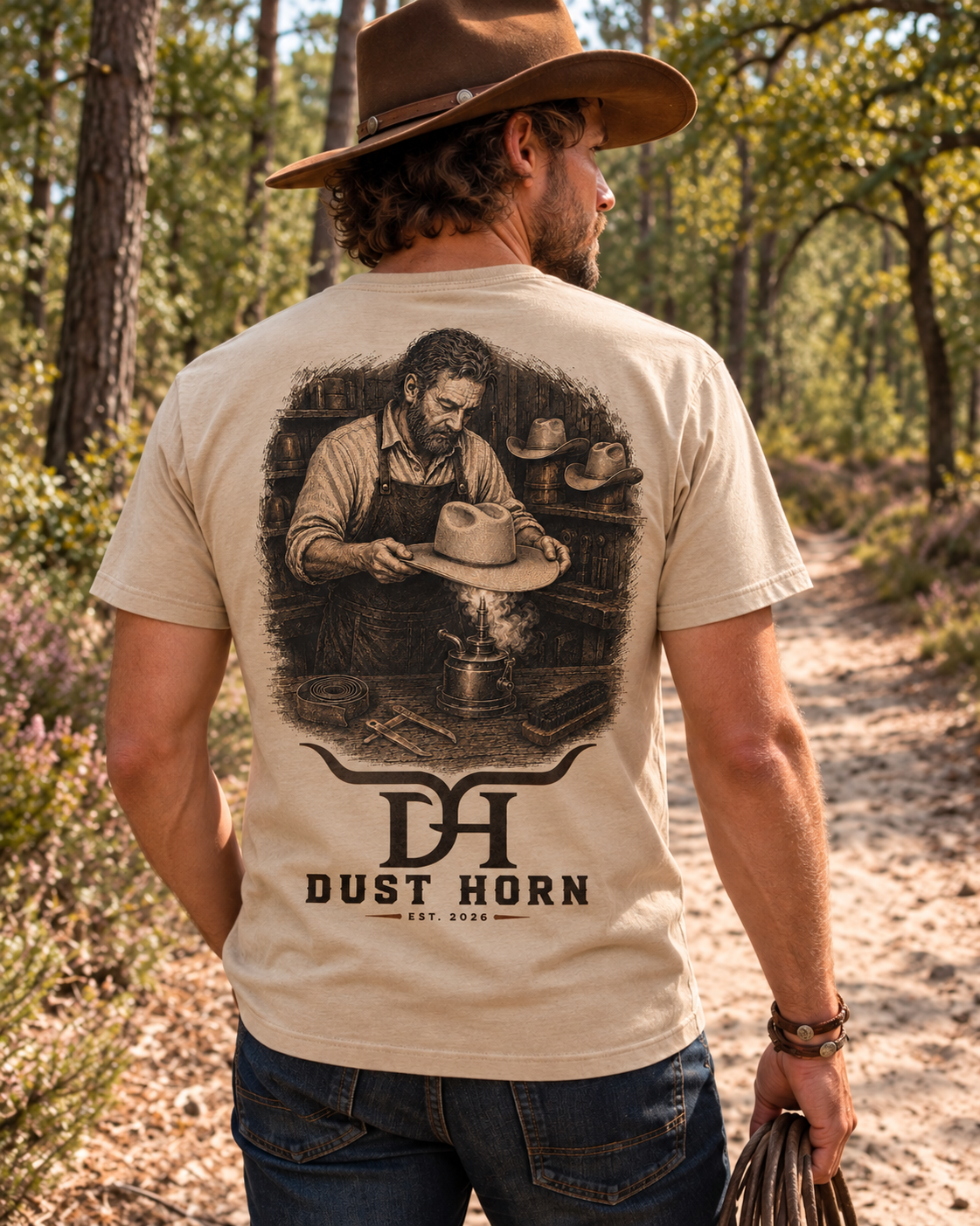T-shirt Le Chapelier du Ranch