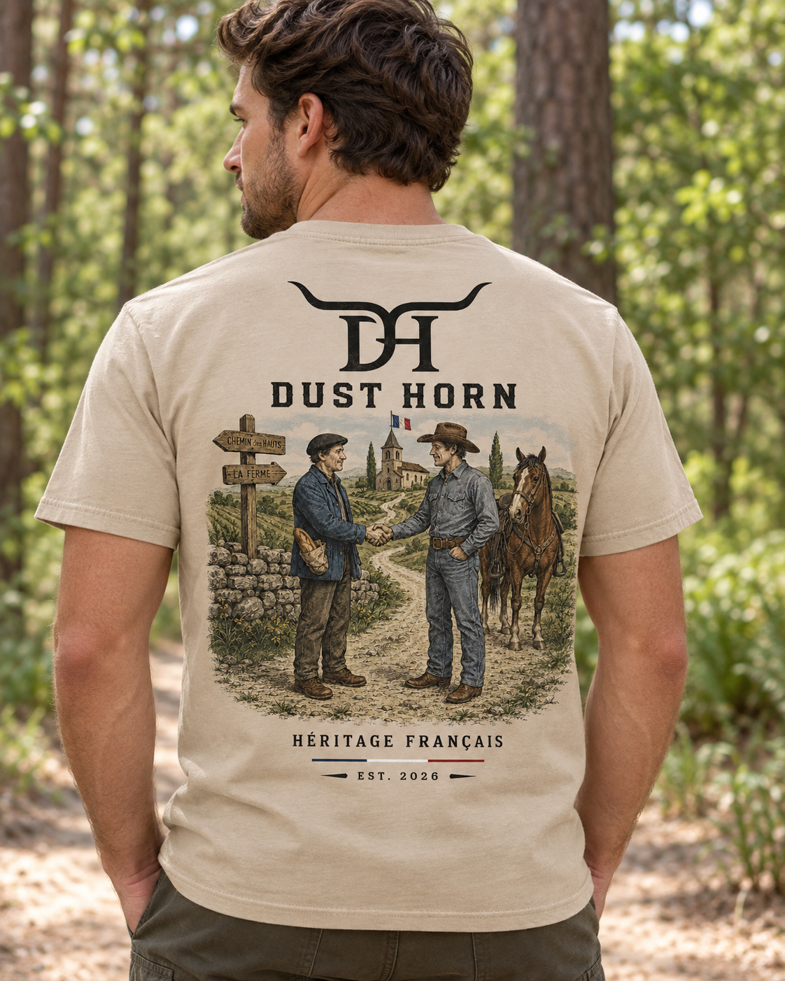 T-shirt The French Trail