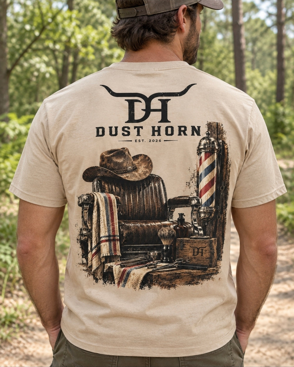 T-shirt The Western Barber