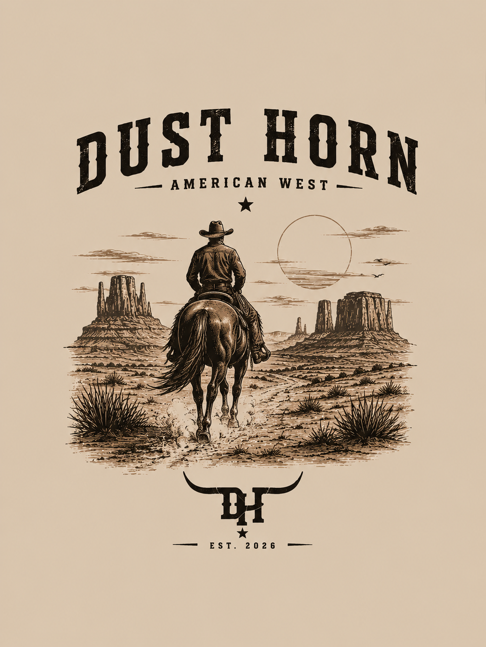 T-shirt Dust Horn – Lone Horizon
