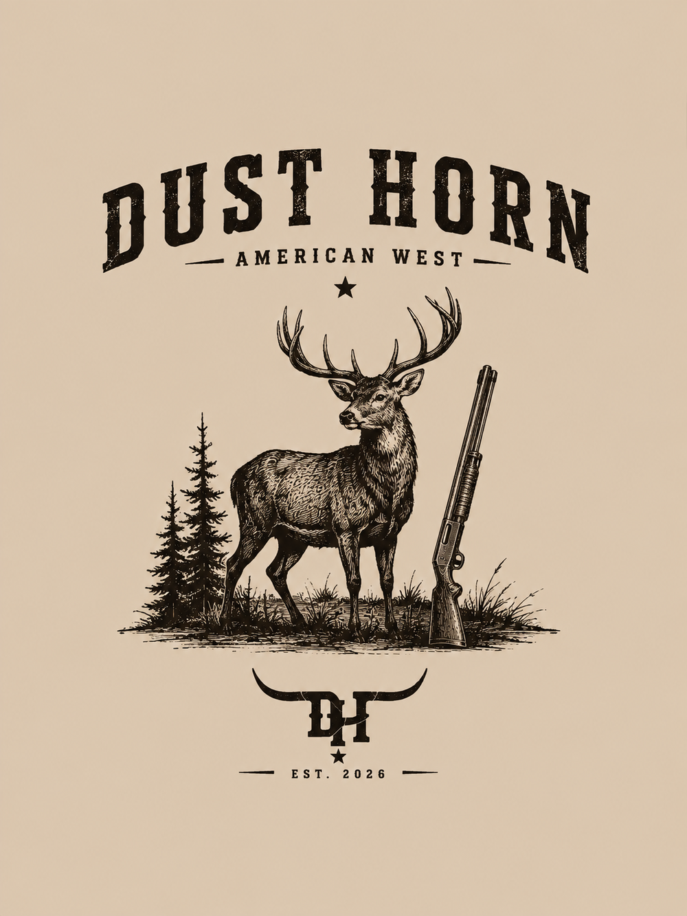 T-shirt Dust Horn — The Last Buck