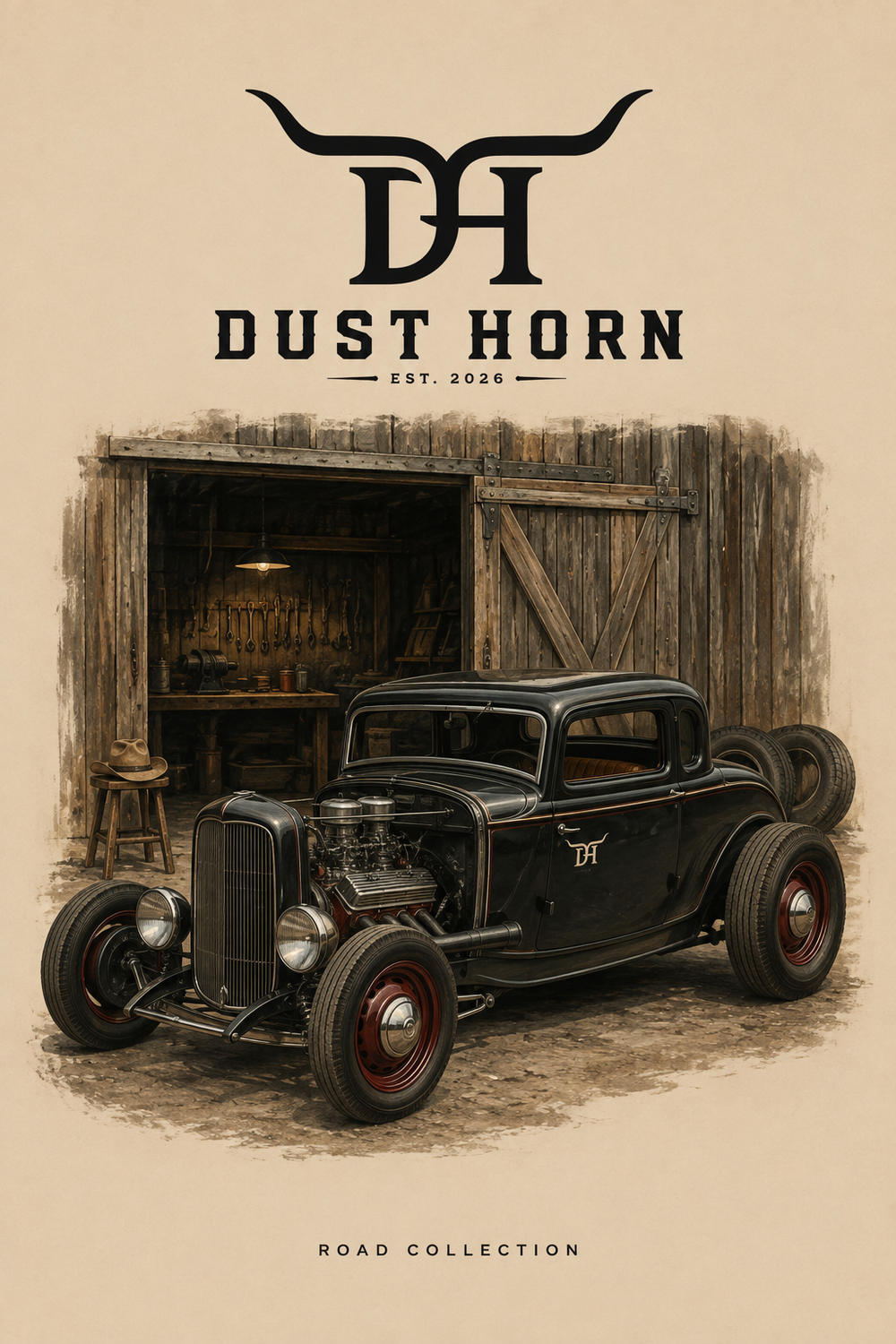 T-shirt Dust Horn – Midnight Garage