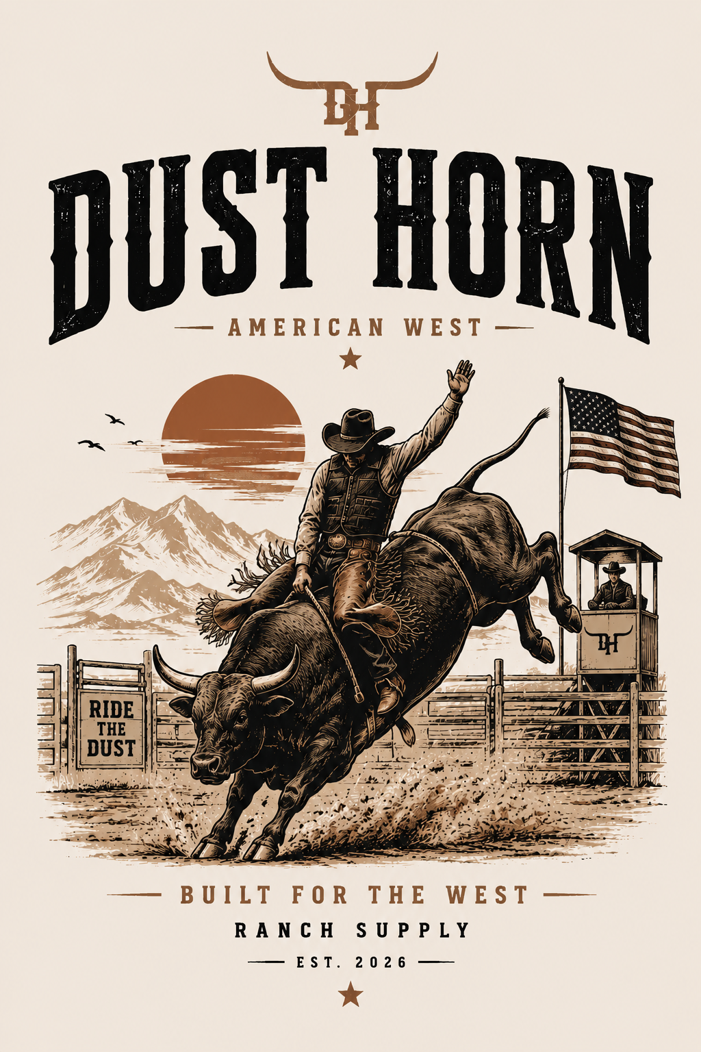 T-shirt Dust Horn – Dust Rider
