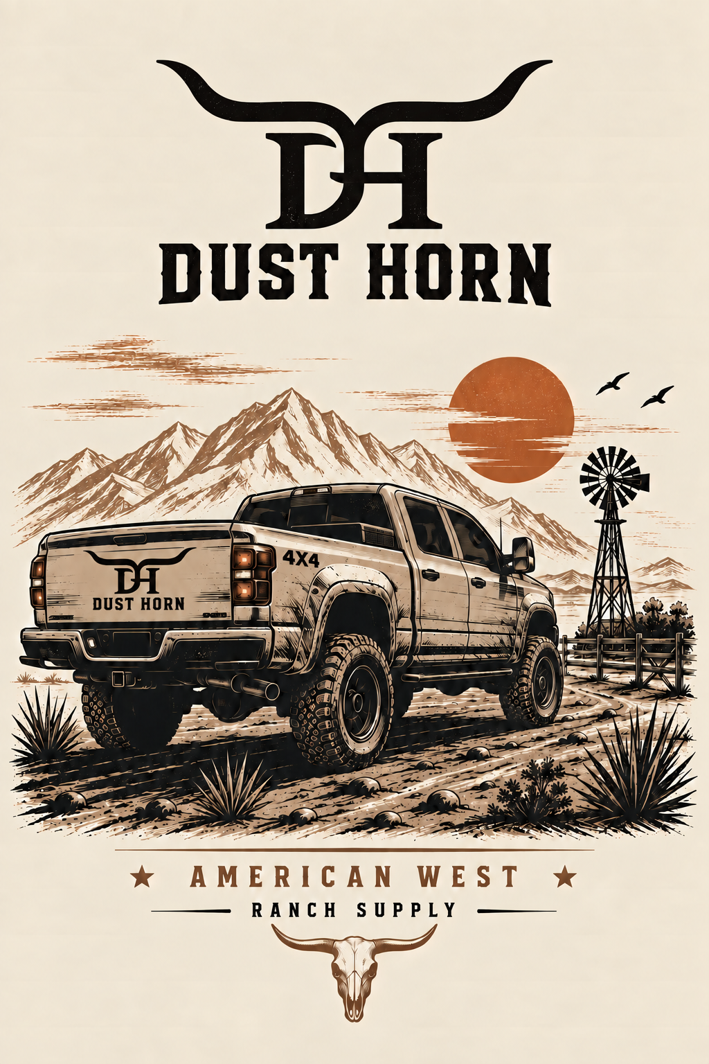 T-shirt Dust Trail 4×4