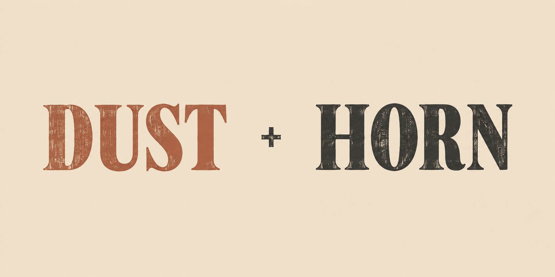 Composition graphique Dust et Horn illustrant l’origine du nom